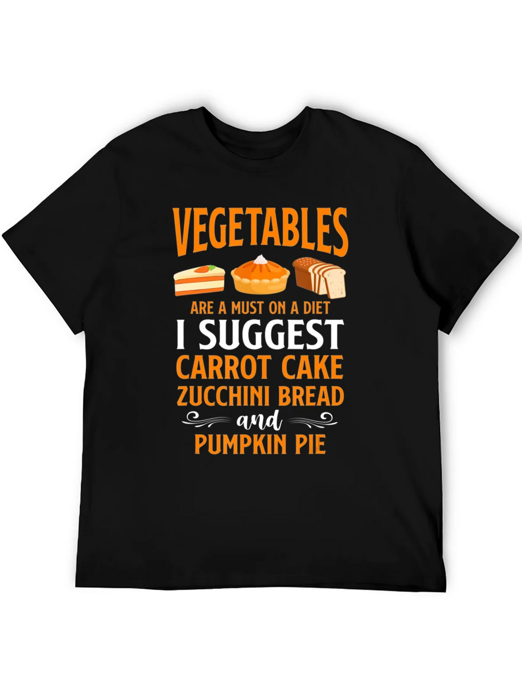 Vegetables on Diet Graphic Tee
