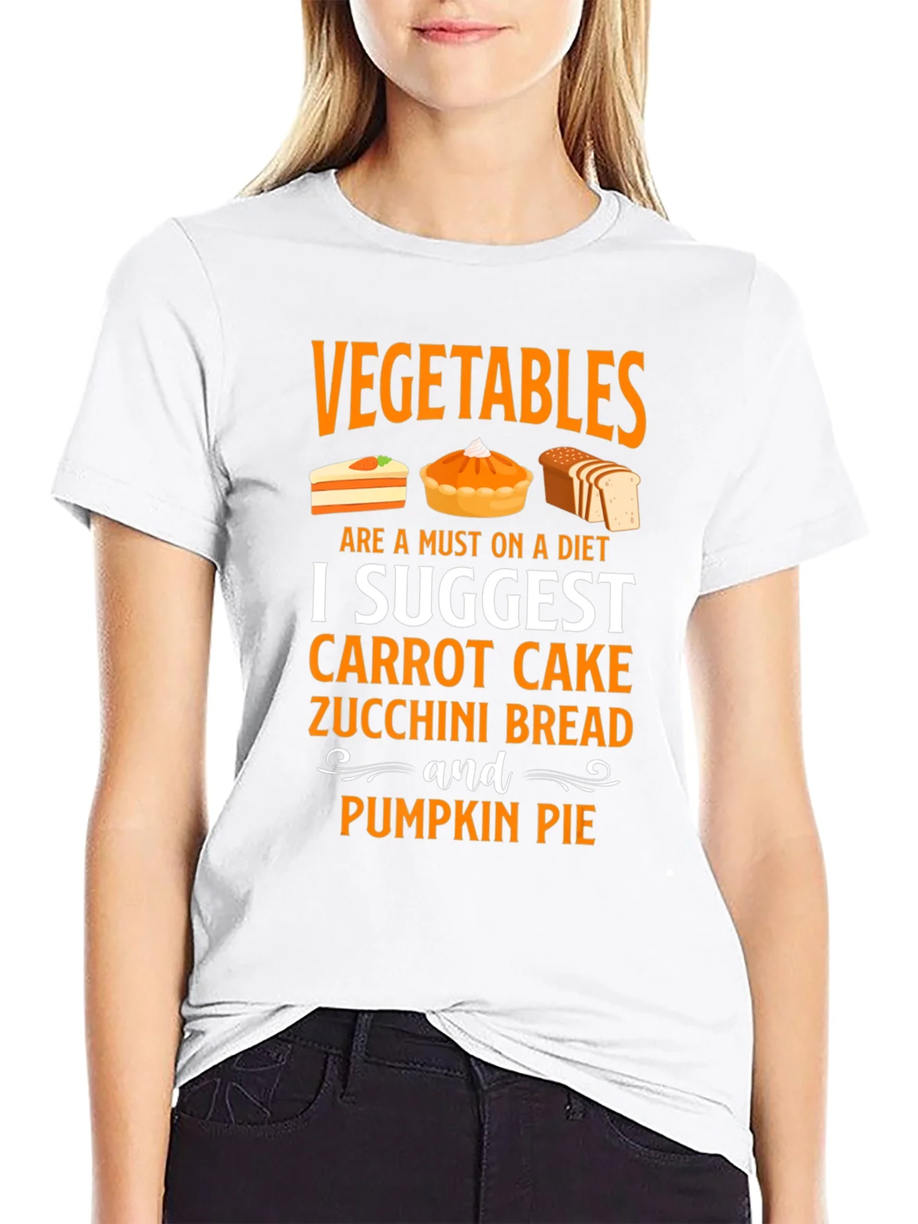 Vegetables on Diet Graphic Tee
