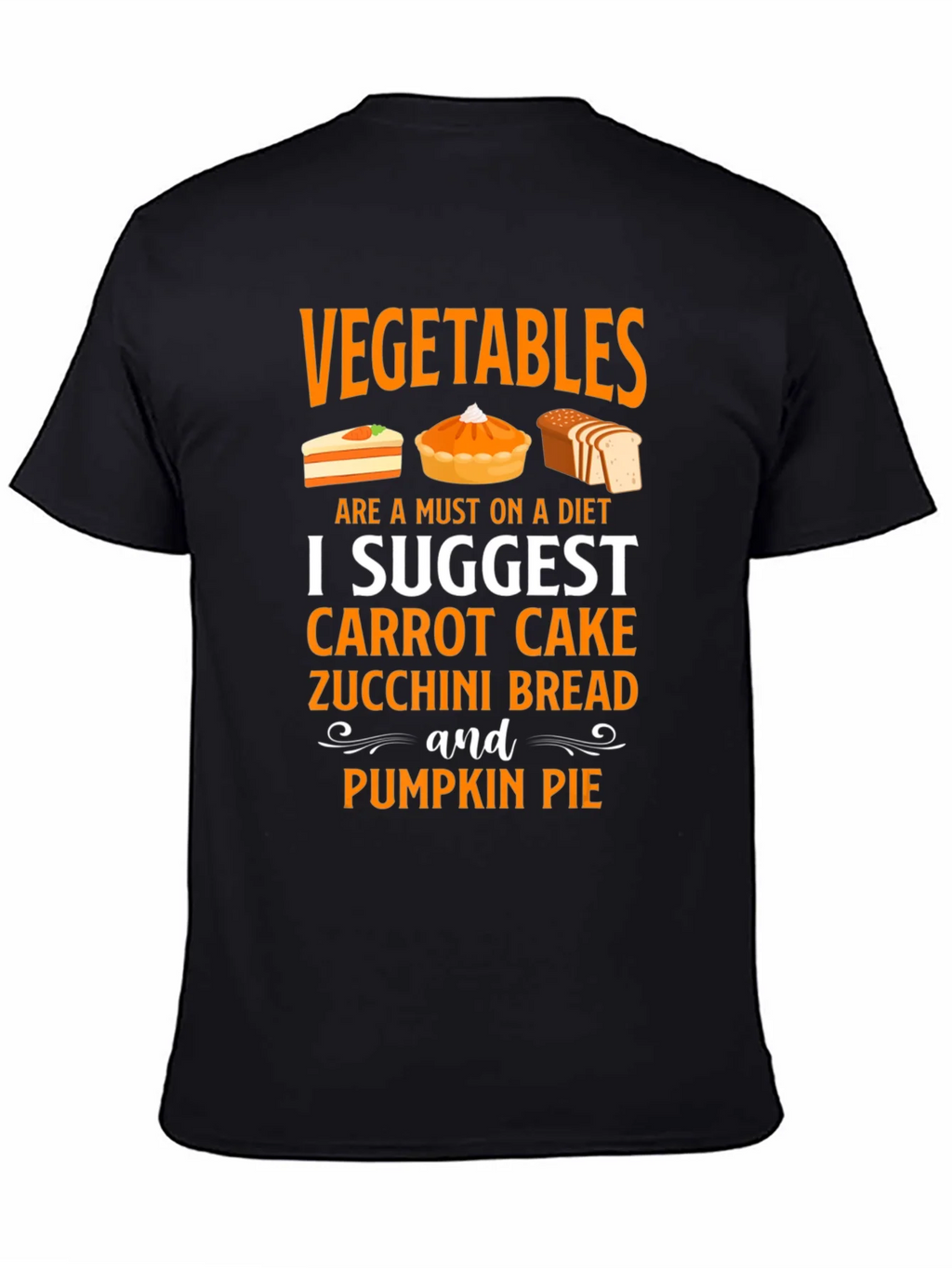 Vegetables on Diet Graphic Tee