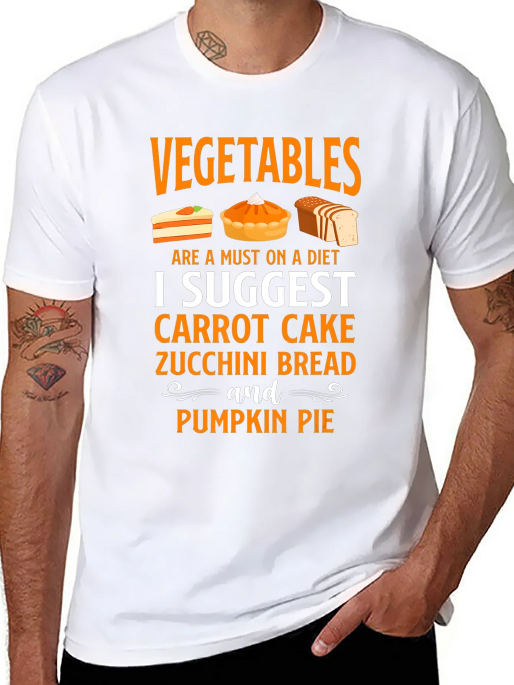 Vegetables on Diet Graphic Tee