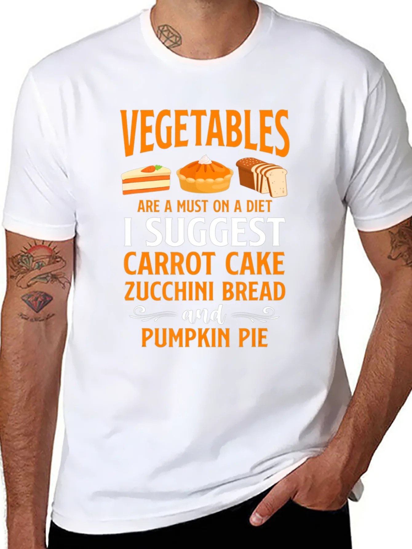 Vegetables on Diet Graphic Tee