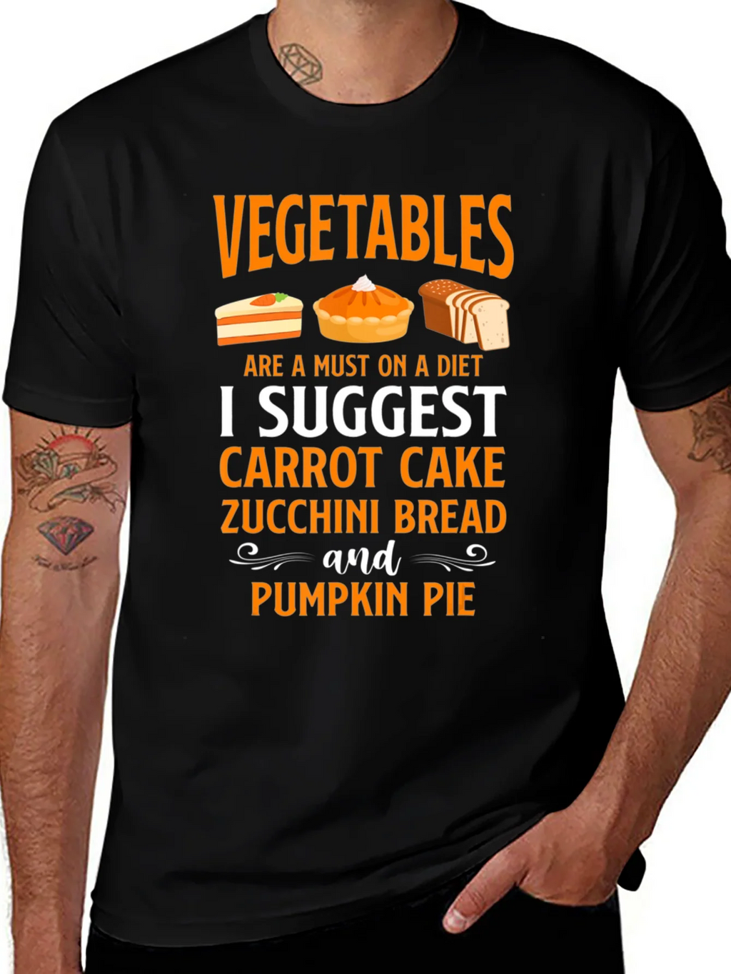 Vegetables on Diet Graphic Tee