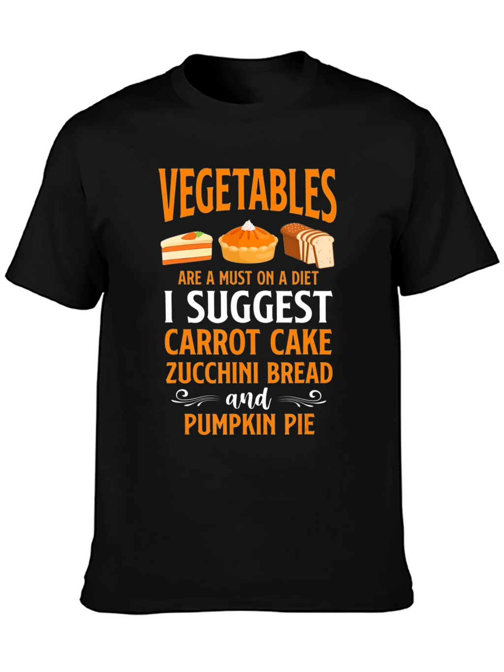 Vegetables on Diet Graphic Tee
