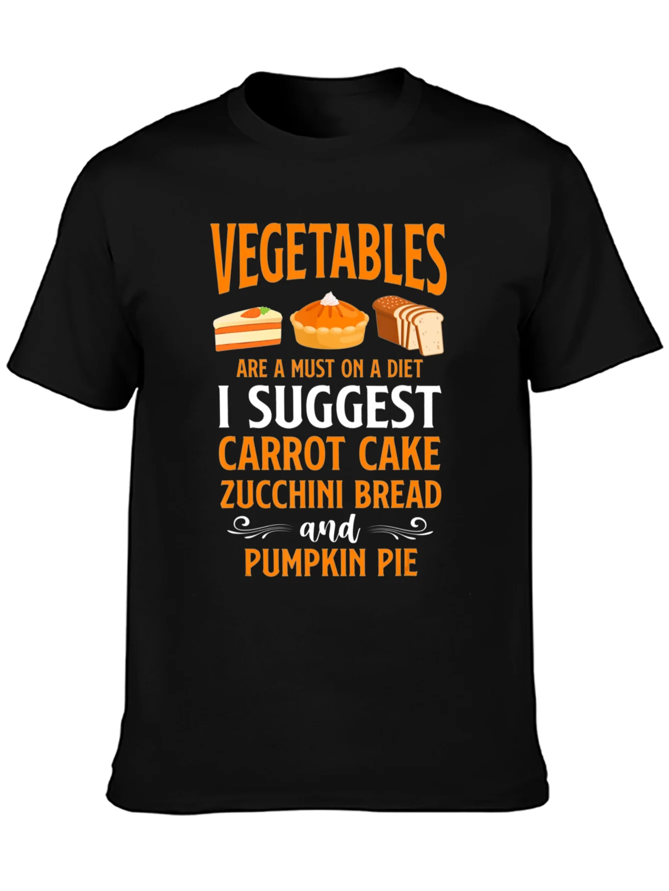 Vegetables on Diet Graphic Tee