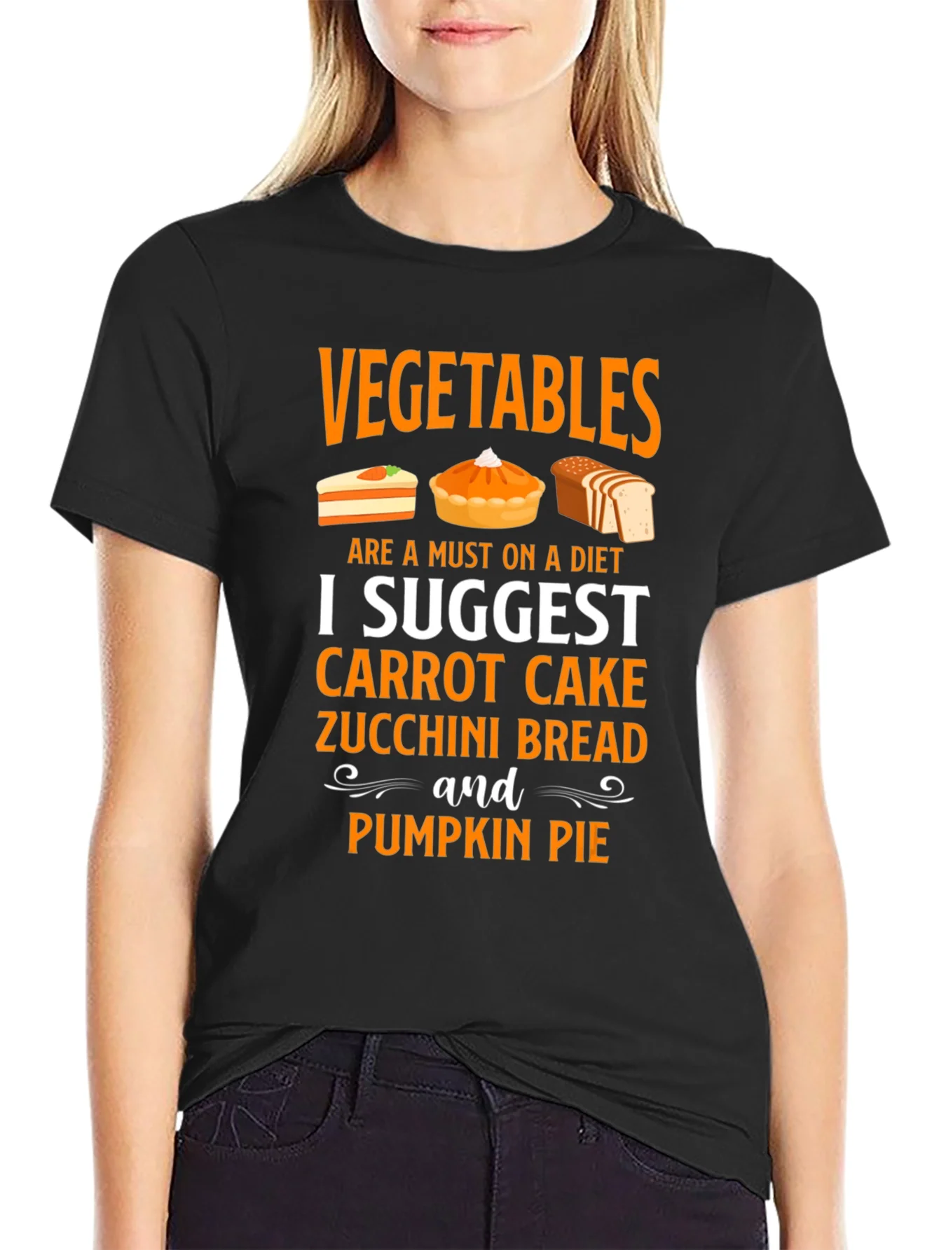 Vegetables on Diet Graphic Tee