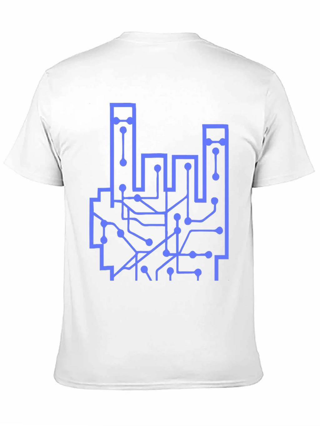 Circuit Board Hand Graphic T-Shirt