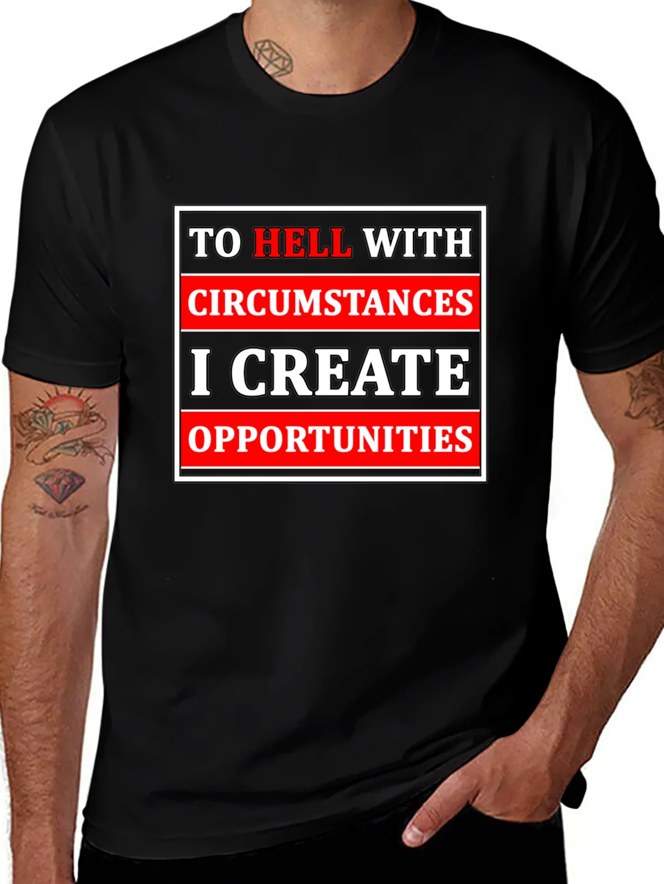 Motivational T-Shirt: Create Opportunities Tee