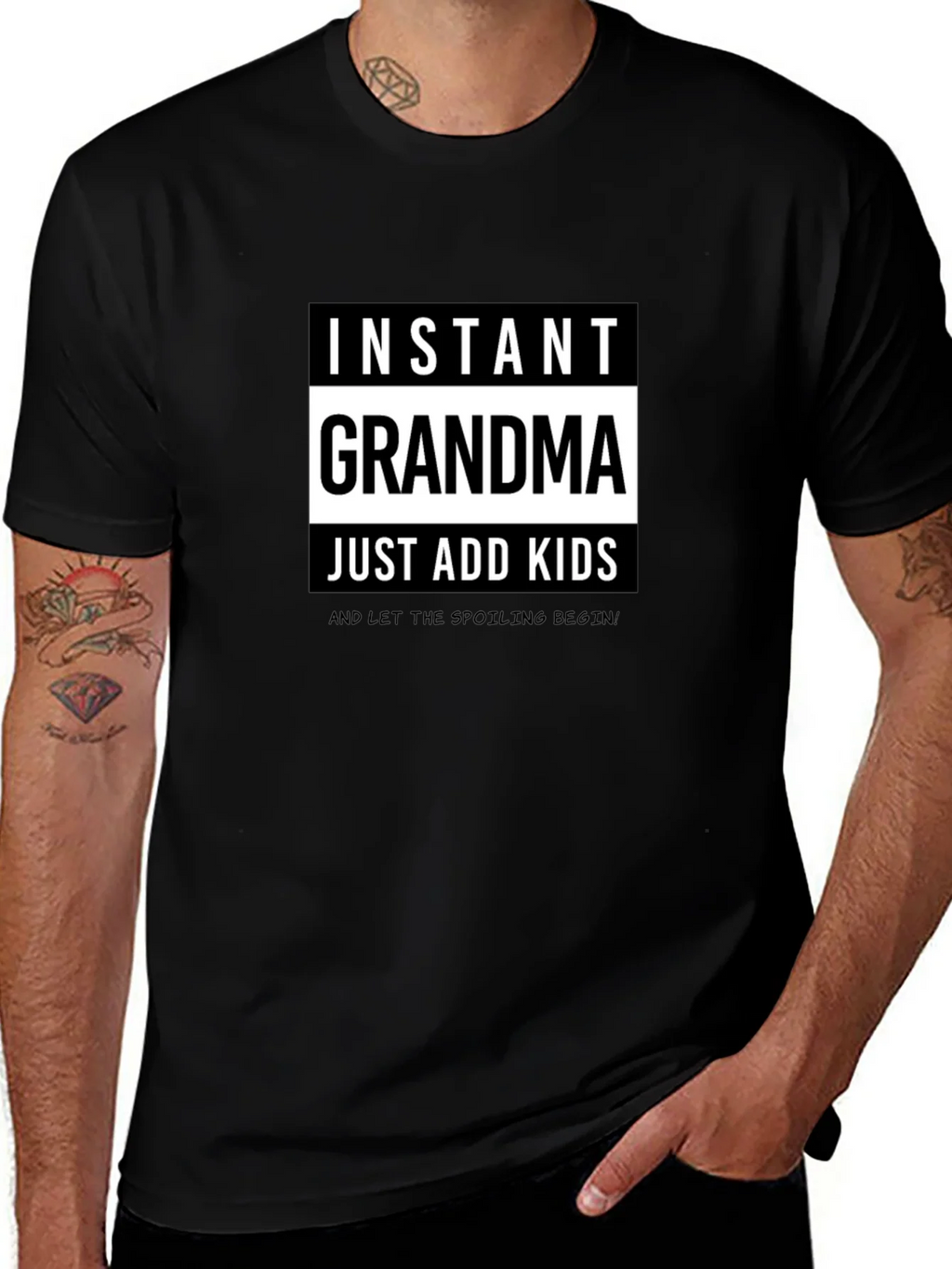 Instant Grandma T-Shirt - Just Add Kids