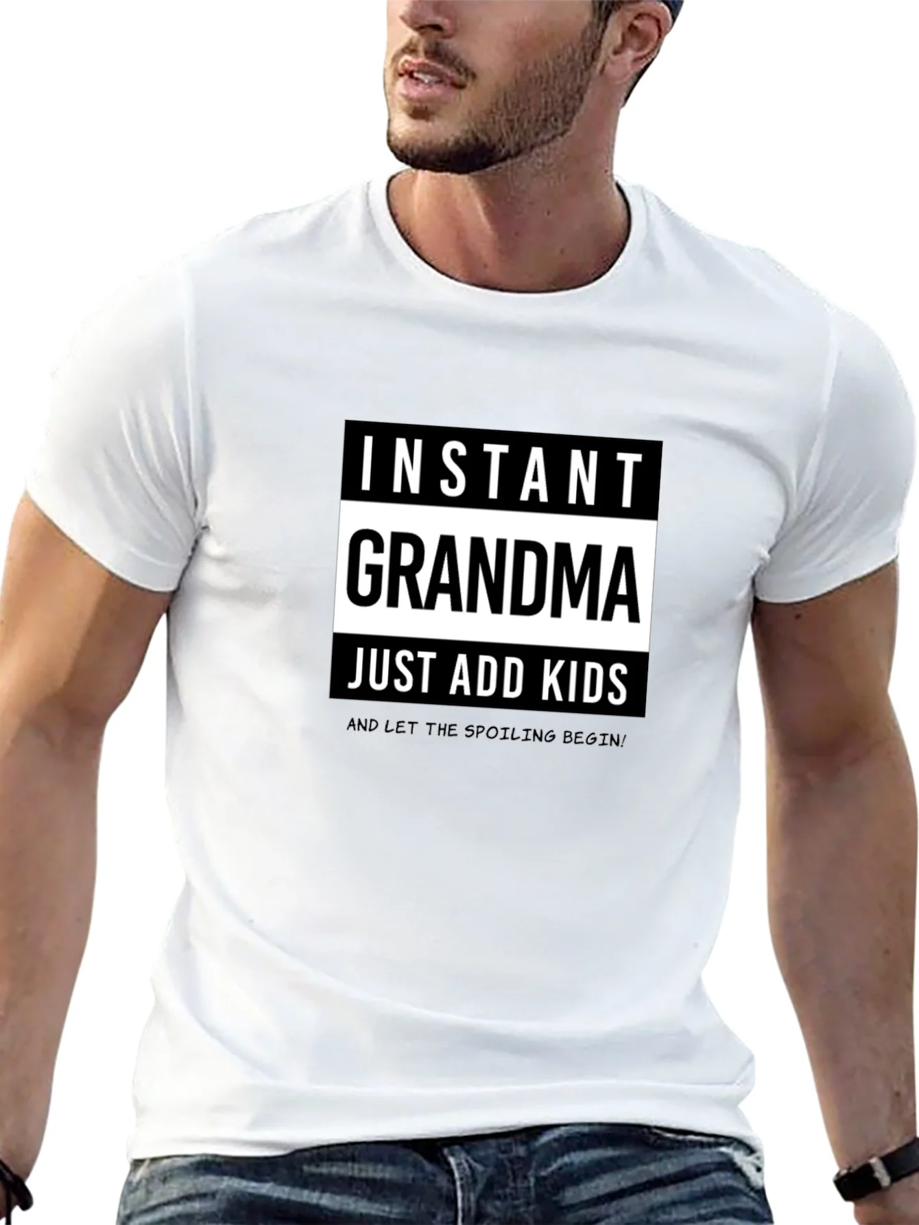 Instant Grandma T-Shirt - Just Add Kids