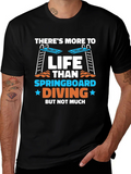 Springboard Diving Graphic T-Shirt