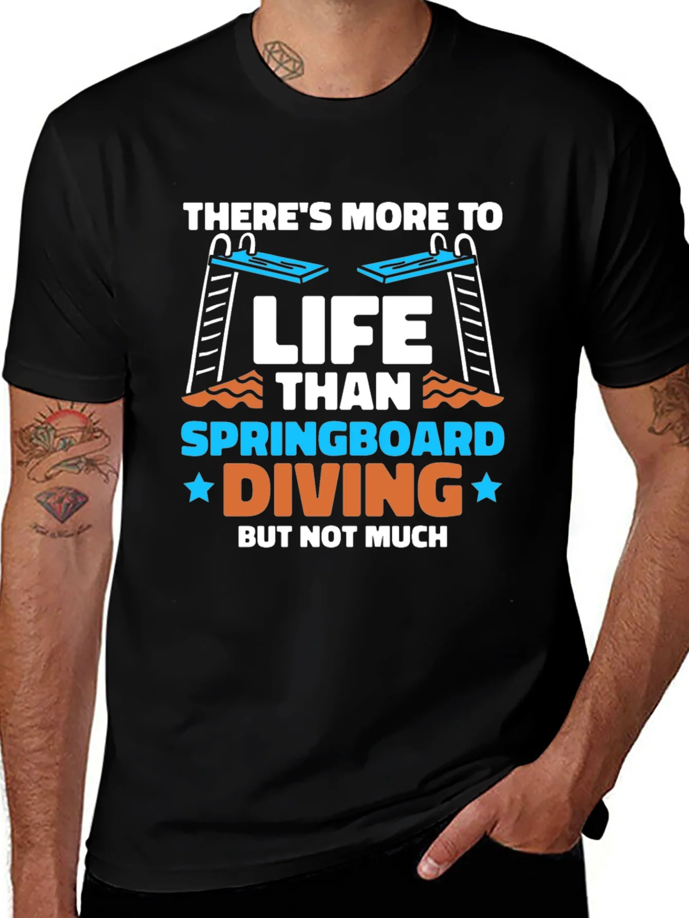 Springboard Diving Graphic T-Shirt