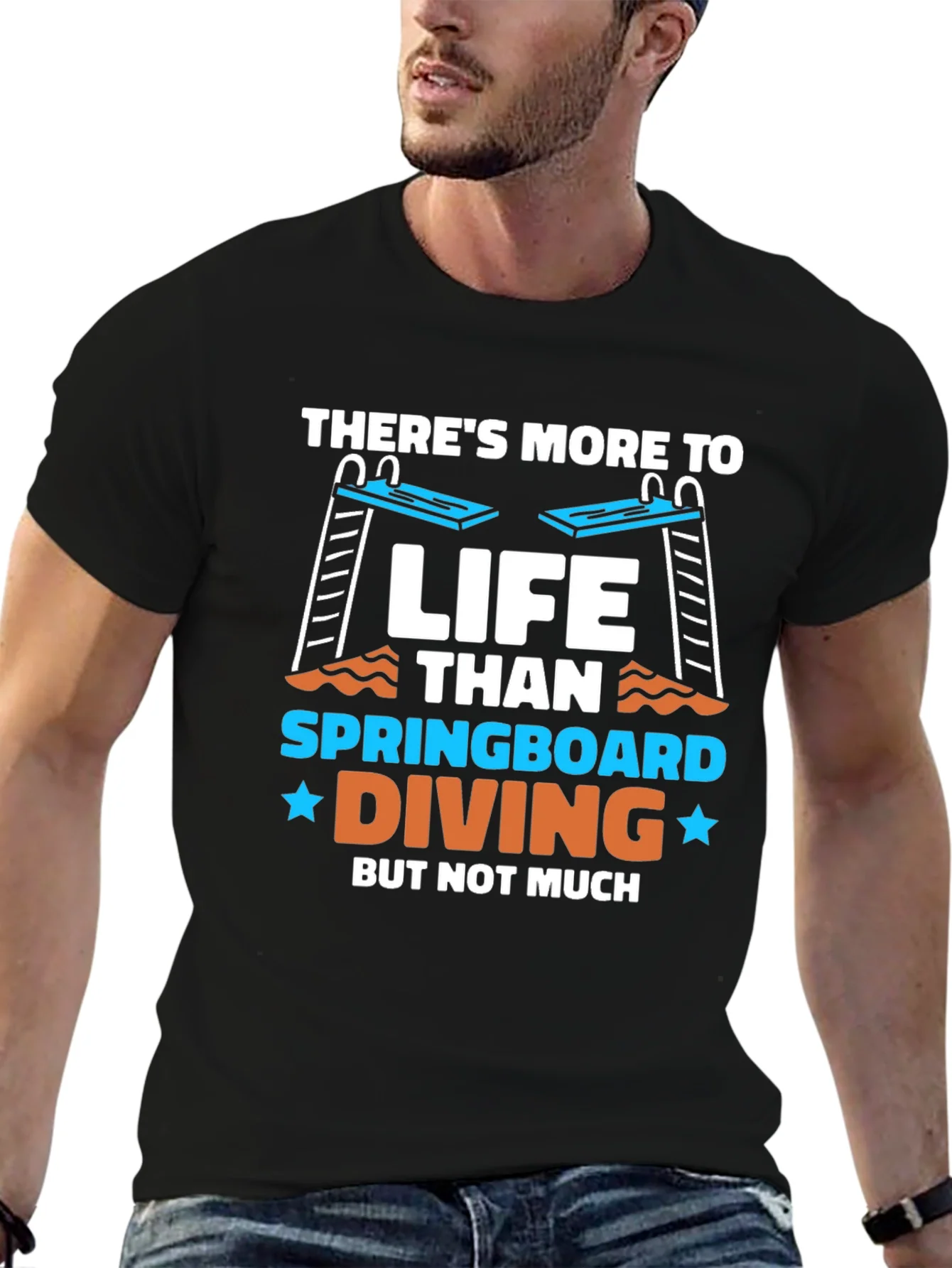 Springboard Diving Graphic T-Shirt