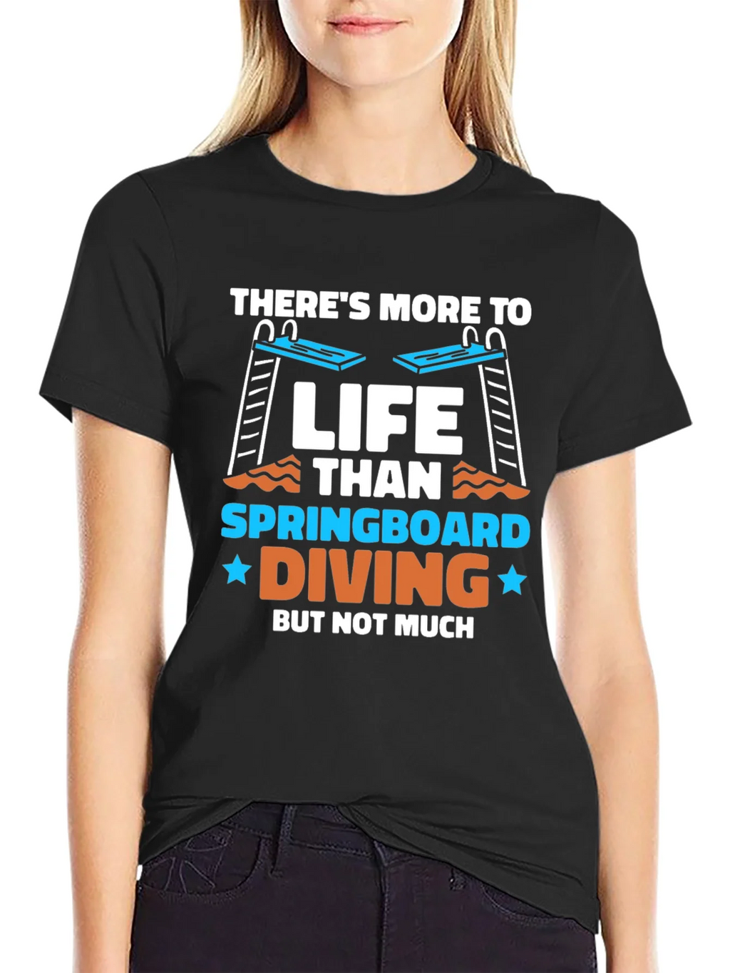 Springboard Diving Graphic T-Shirt