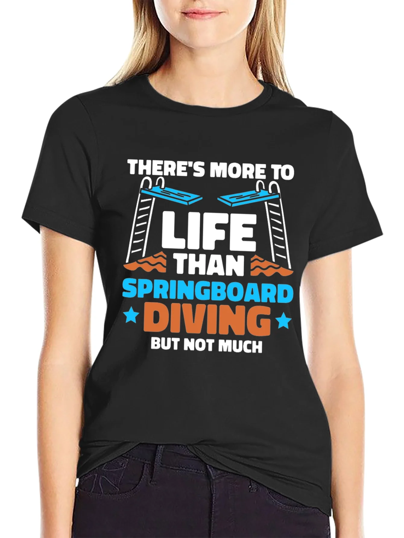 Springboard Diving Graphic T-Shirt
