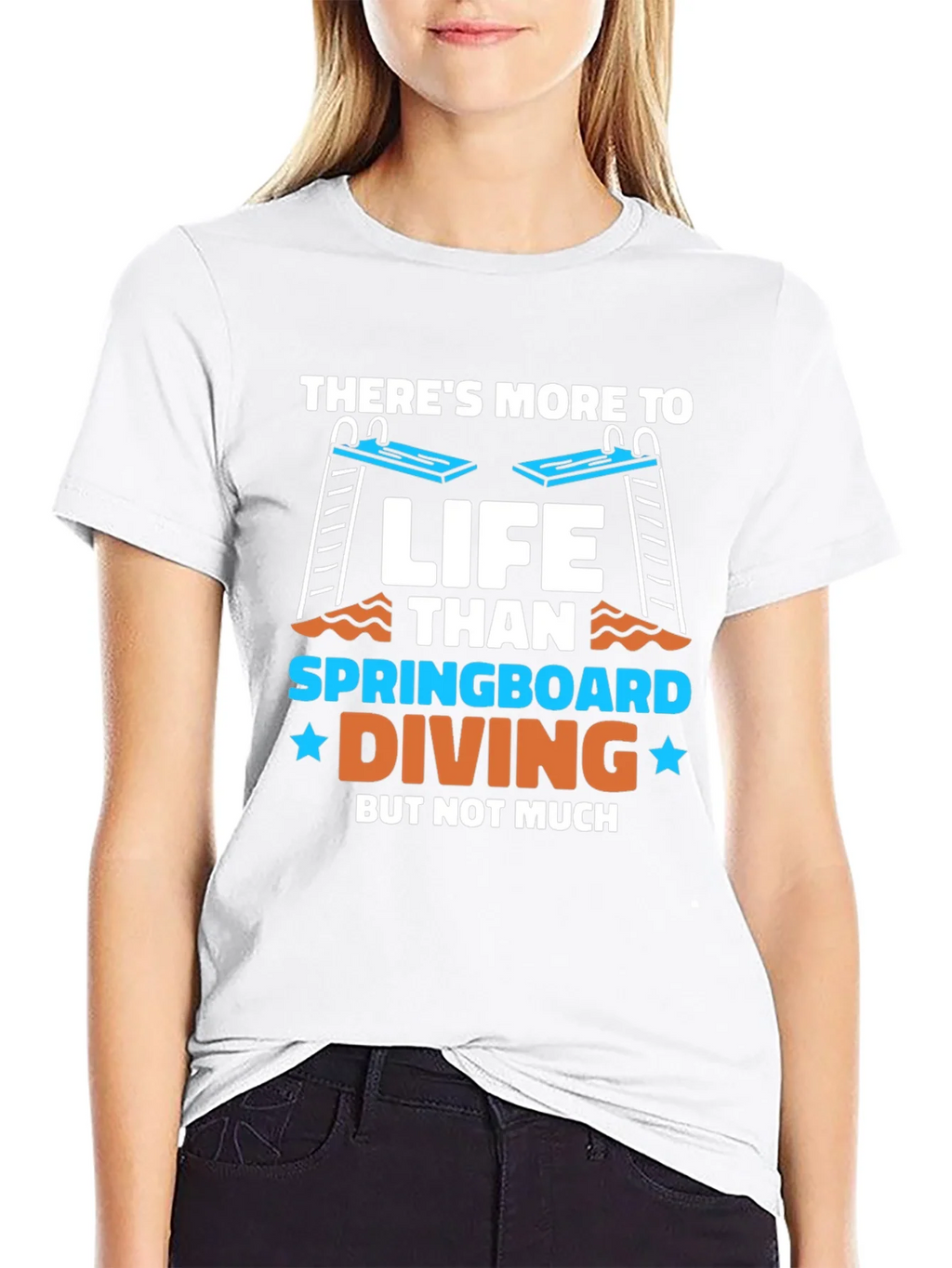 Springboard Diving Graphic T-Shirt