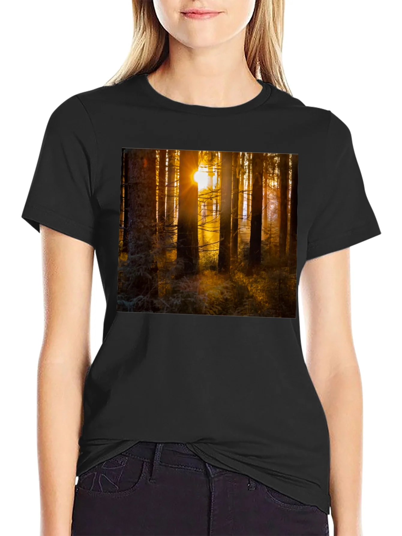 Forest Sun T-Shirt - Nature Inspired Apparel