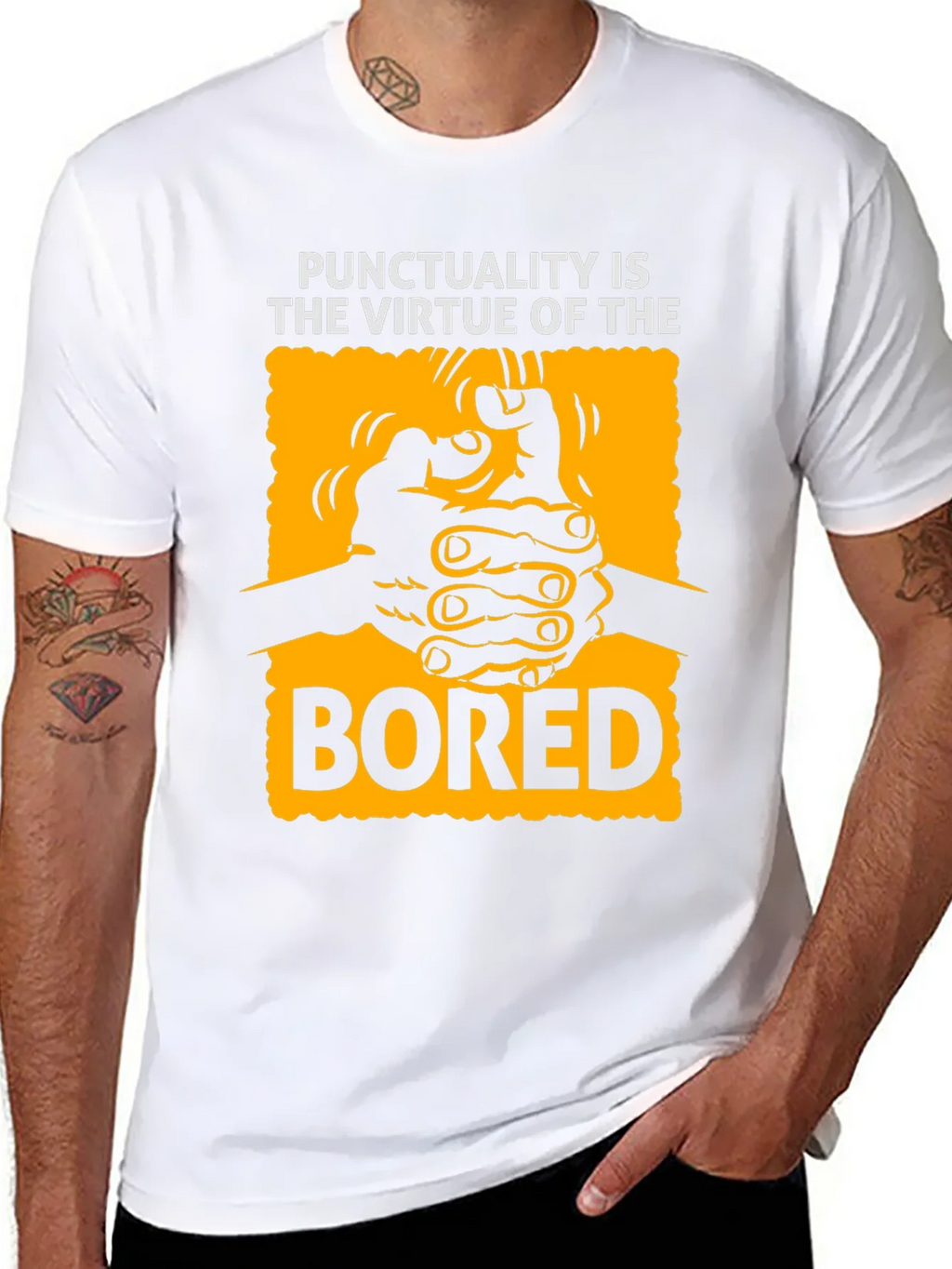 Punctuality Is The Virtue Of The Bored T-Shirt