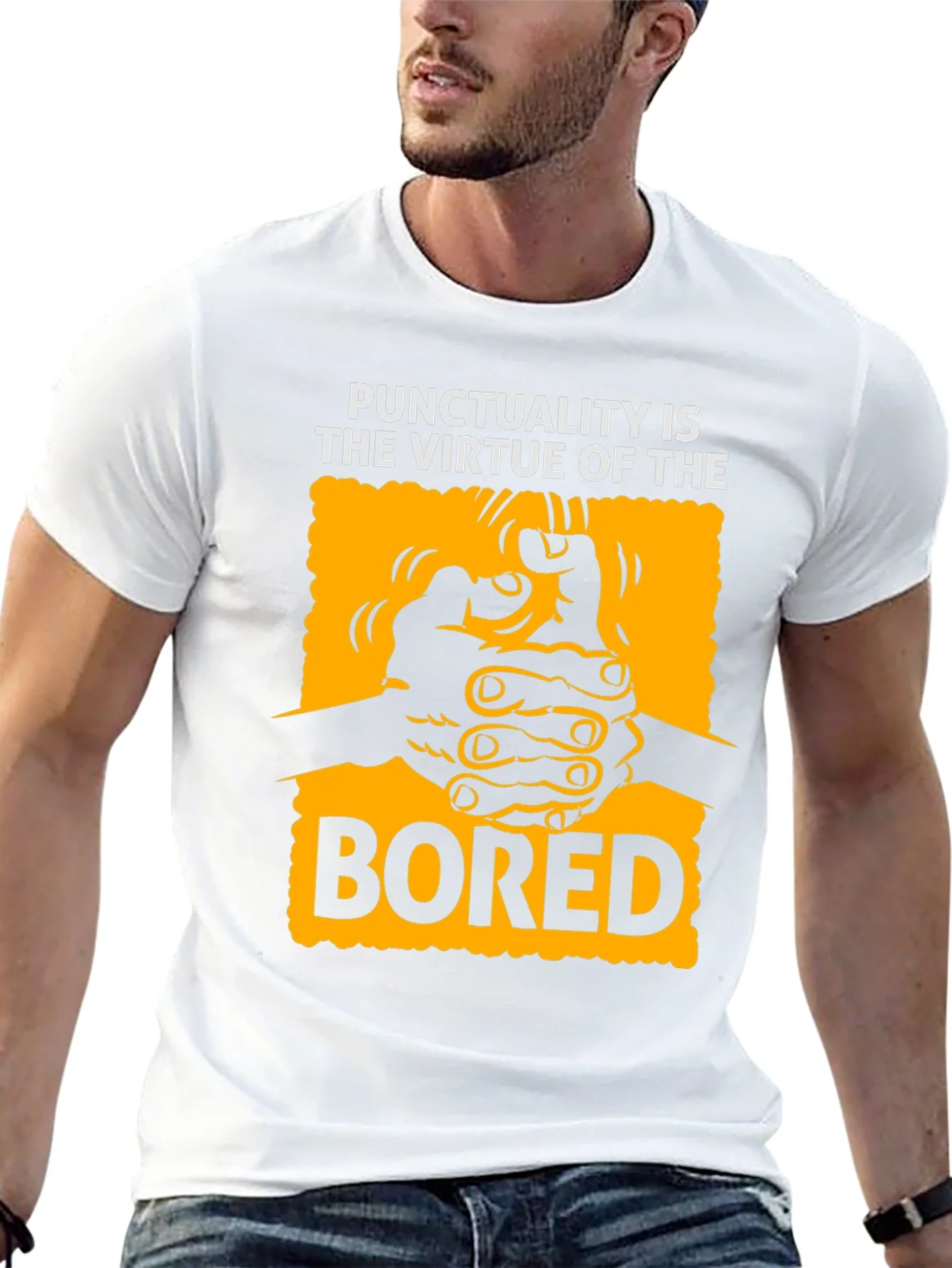 Punctuality Is The Virtue Of The Bored T-Shirt