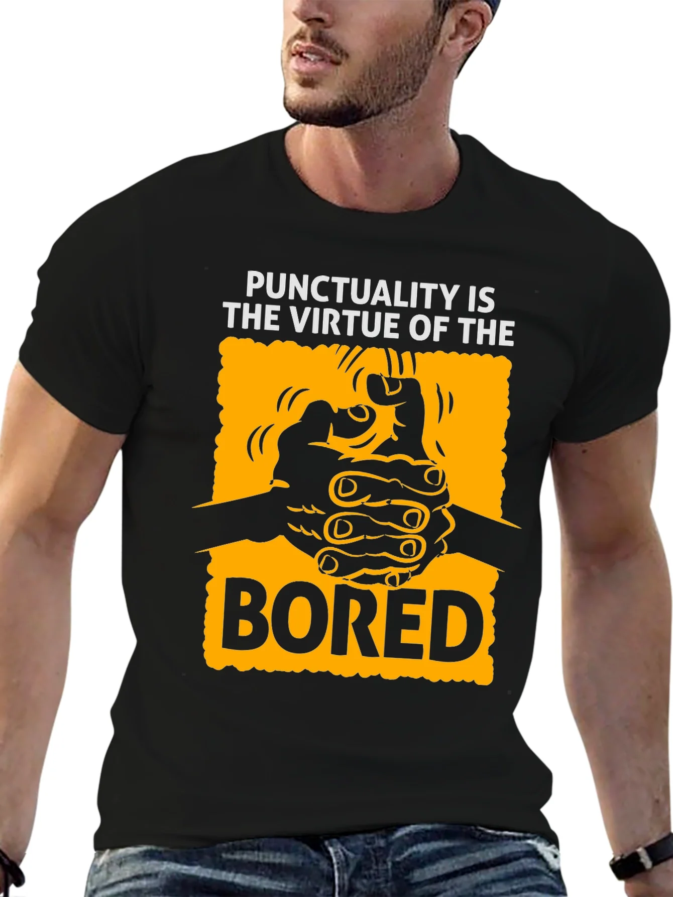 Punctuality Is The Virtue Of The Bored T-Shirt
