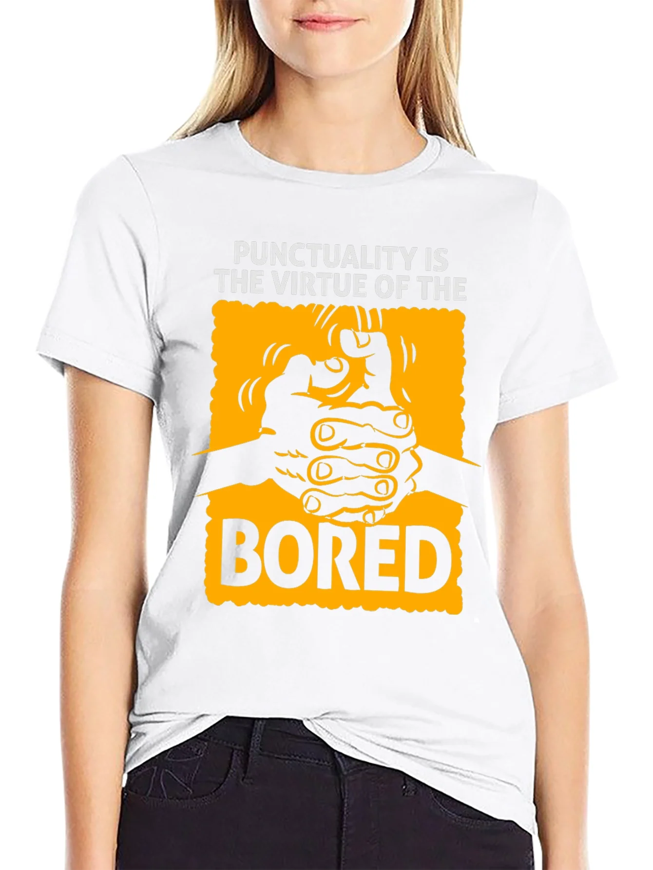 Punctuality Is The Virtue Of The Bored T-Shirt