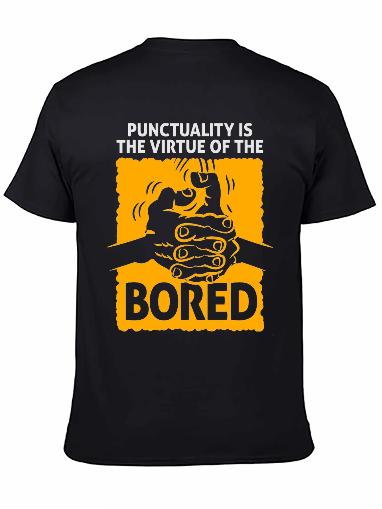 Punctuality Is The Virtue Of The Bored T-Shirt