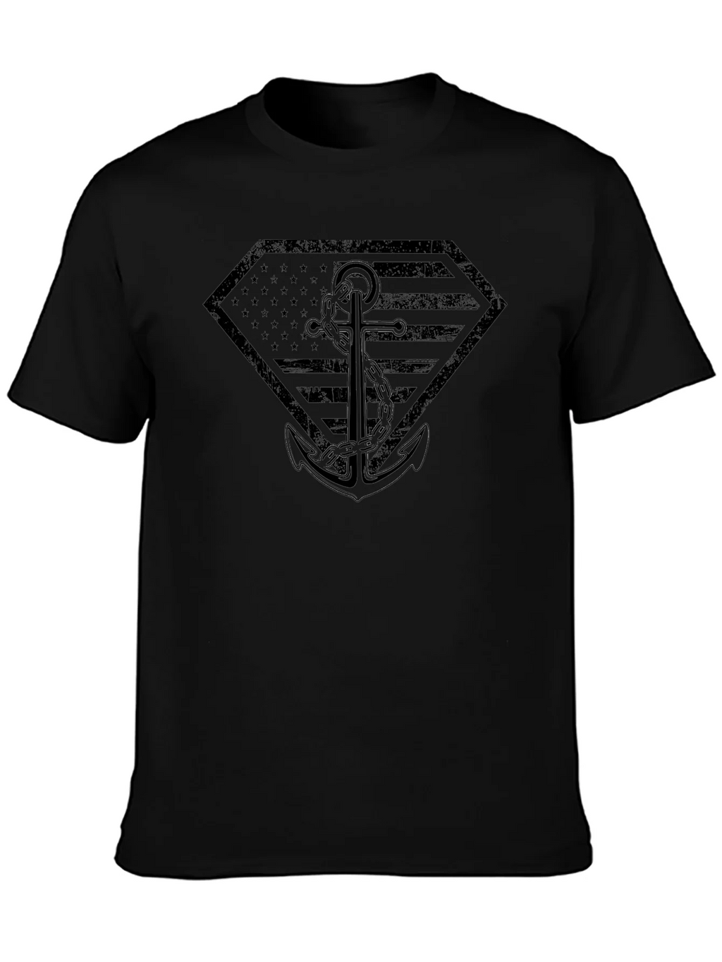 Patriotic Anchor Graphic T-Shirt