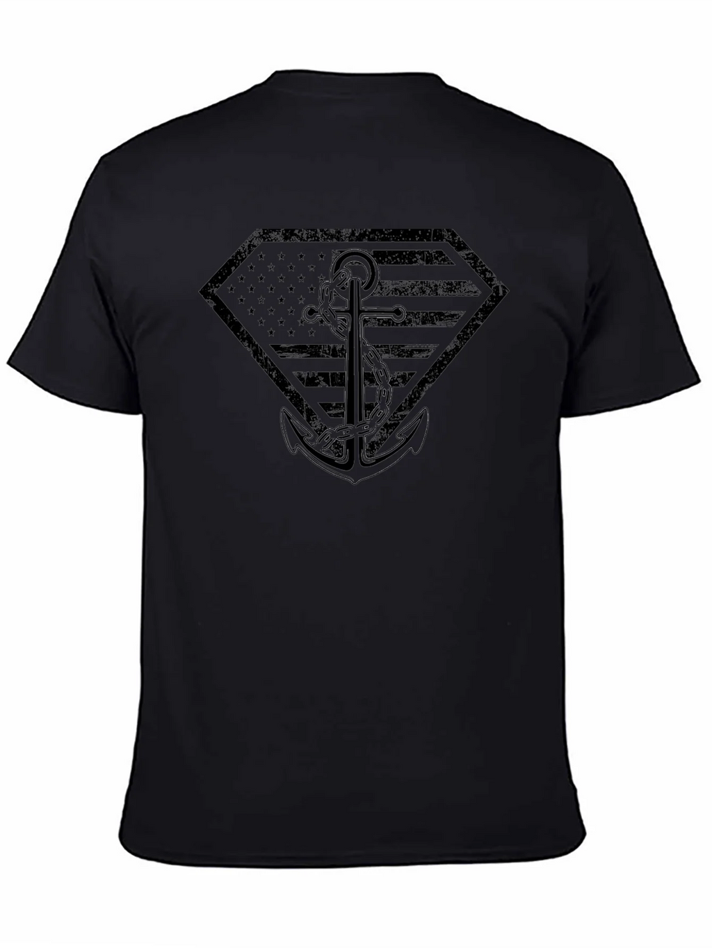 Patriotic Anchor Graphic T-Shirt