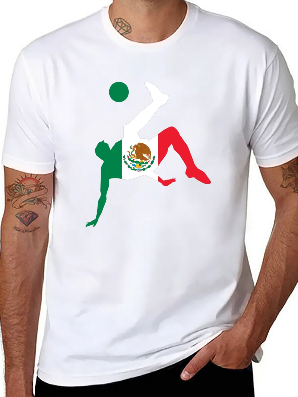 Mexico Soccer Graphic Tee - Black