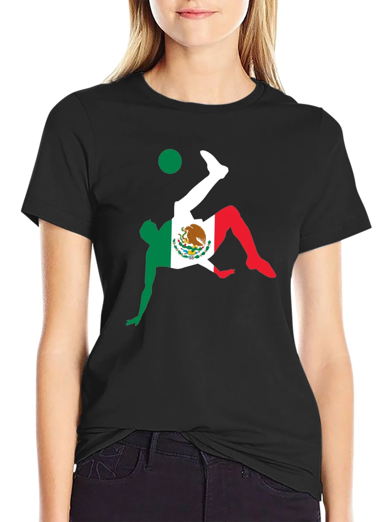 Mexico Soccer Graphic Tee - Black