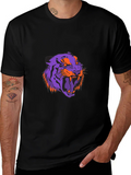 Bold Tiger Graphic Tee - Black Cotton Blend