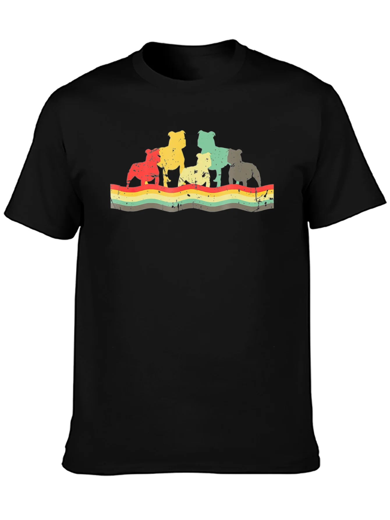 Retro Bulldog Graphic Tee