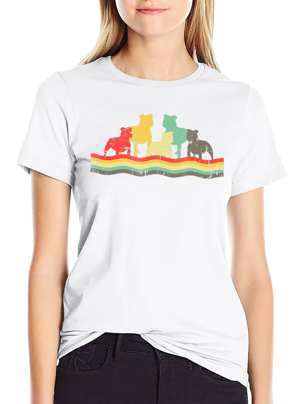 Retro Bulldog Graphic Tee