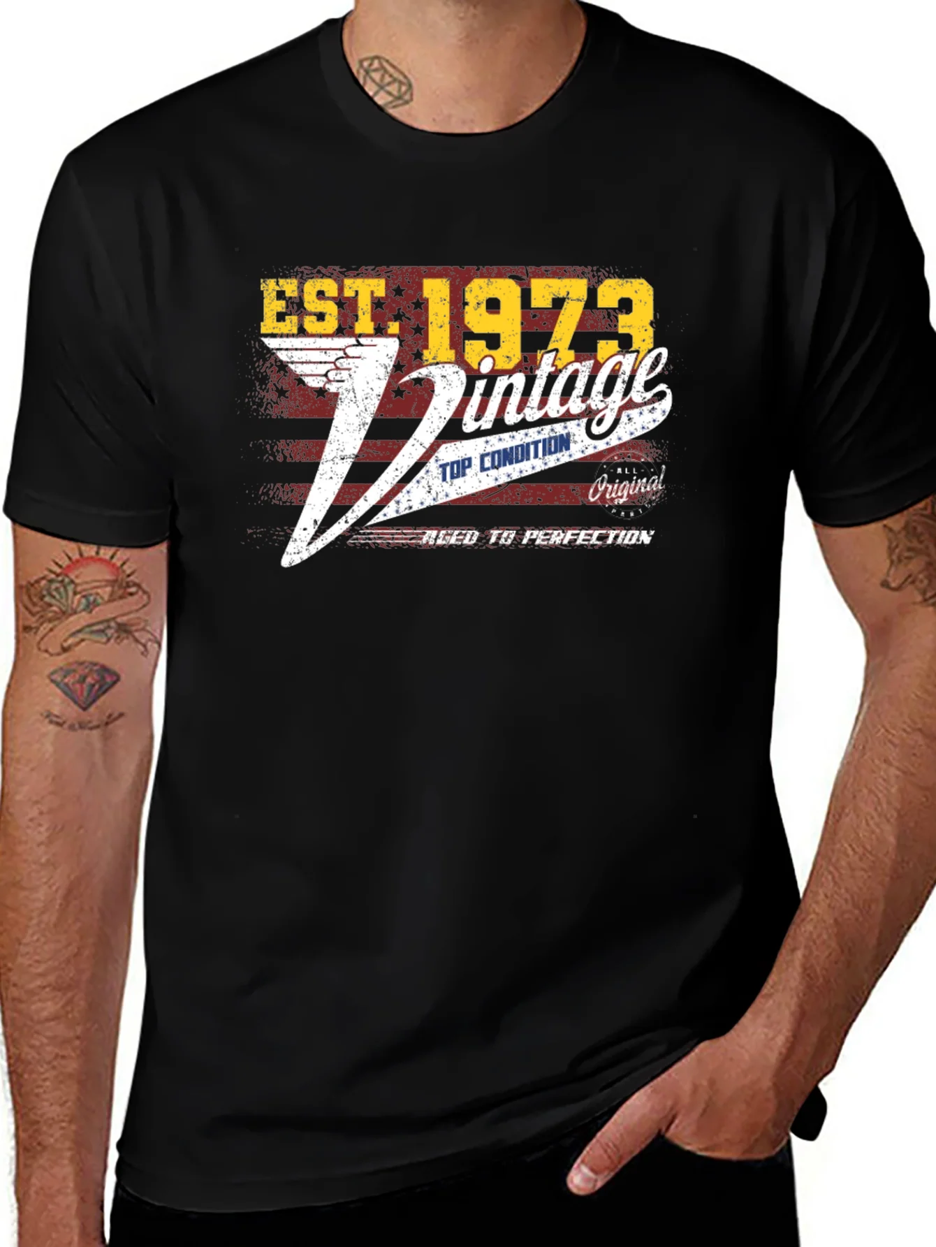 Est. 1973 Vintage Graphic T-Shirt