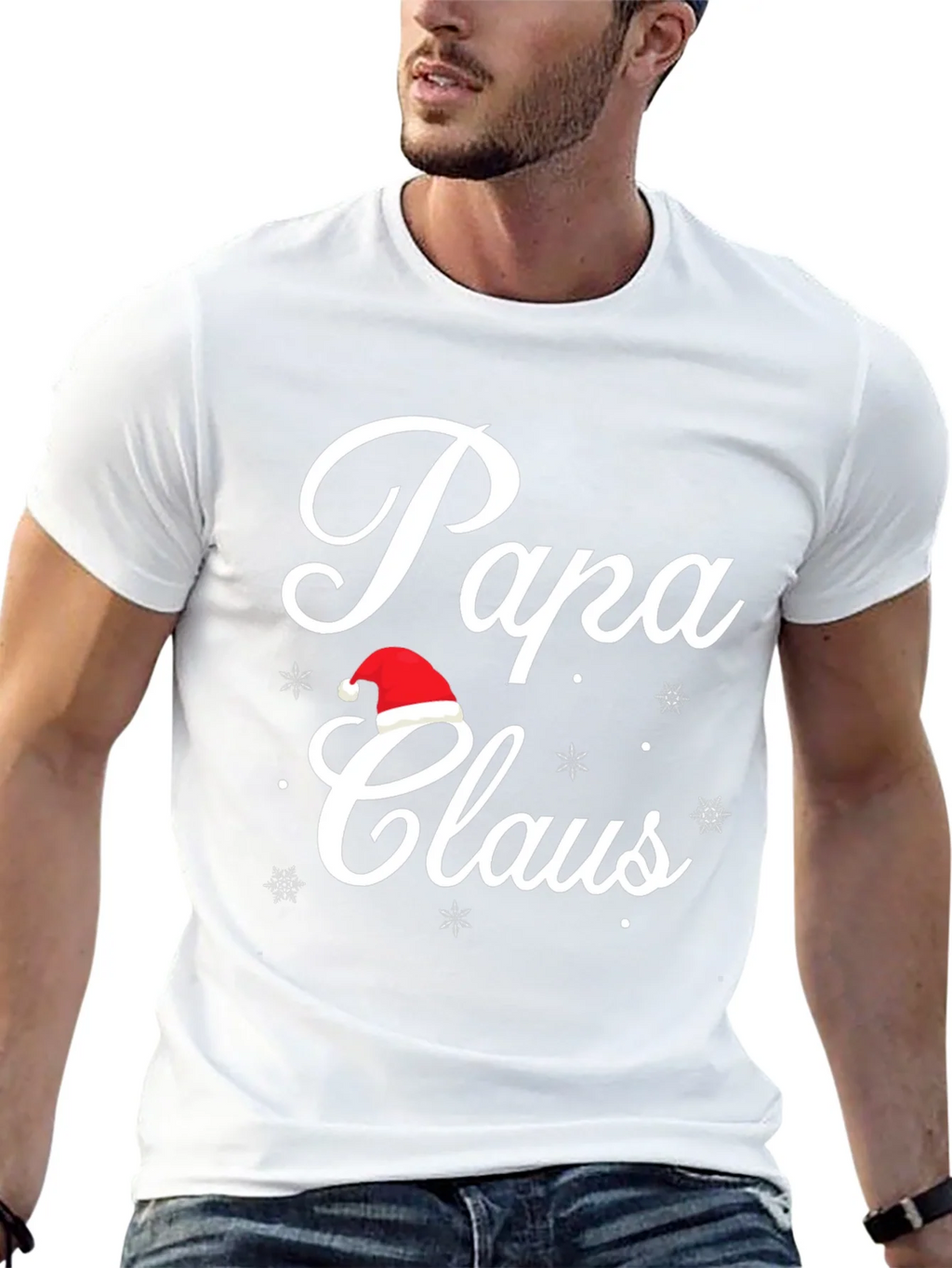 Papa Claus Holiday T-Shirt - Festive Christmas Tee