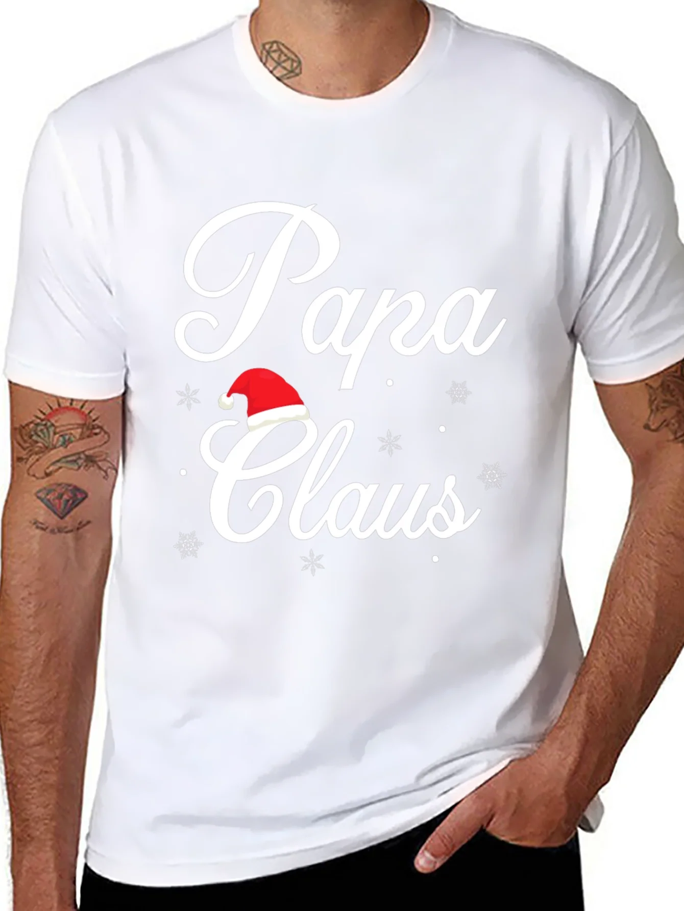 Papa Claus Holiday T-Shirt - Festive Christmas Tee