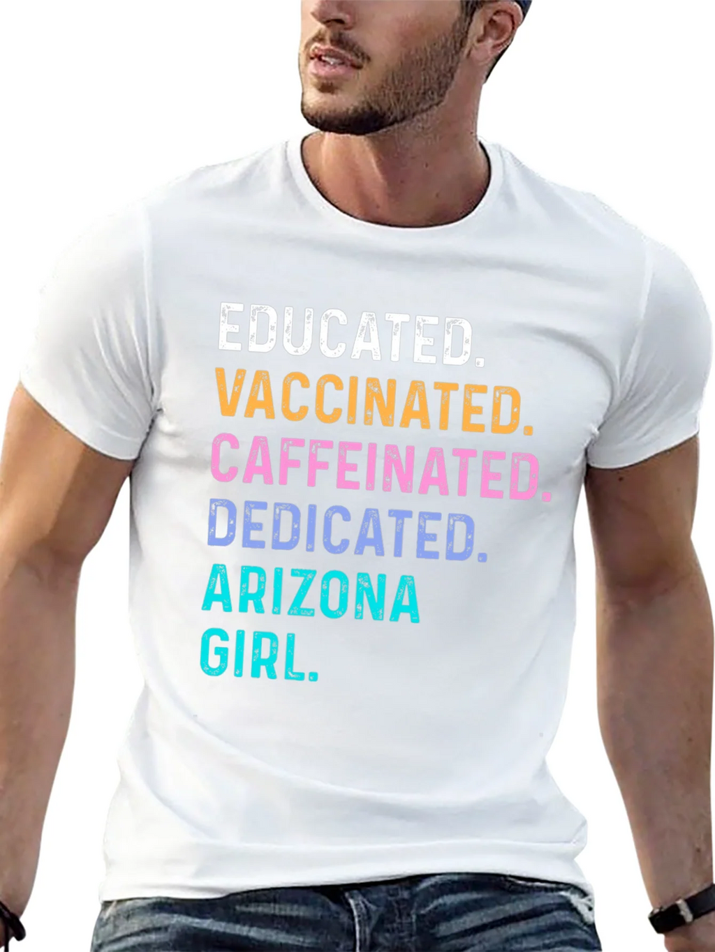 Educated Vaccinated Arizona Girl T-Shirt