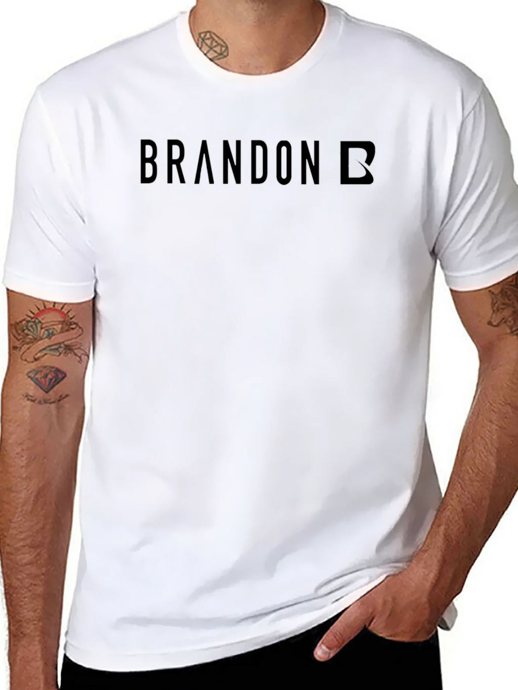 Brandon B Black T-Shirt - Stylish and Comfortable