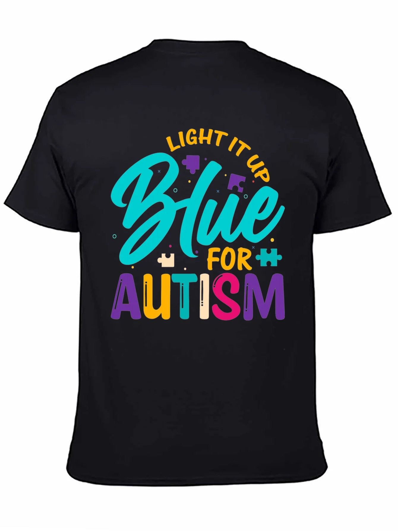 Light It Up Blue Autism Awareness T-Shirt