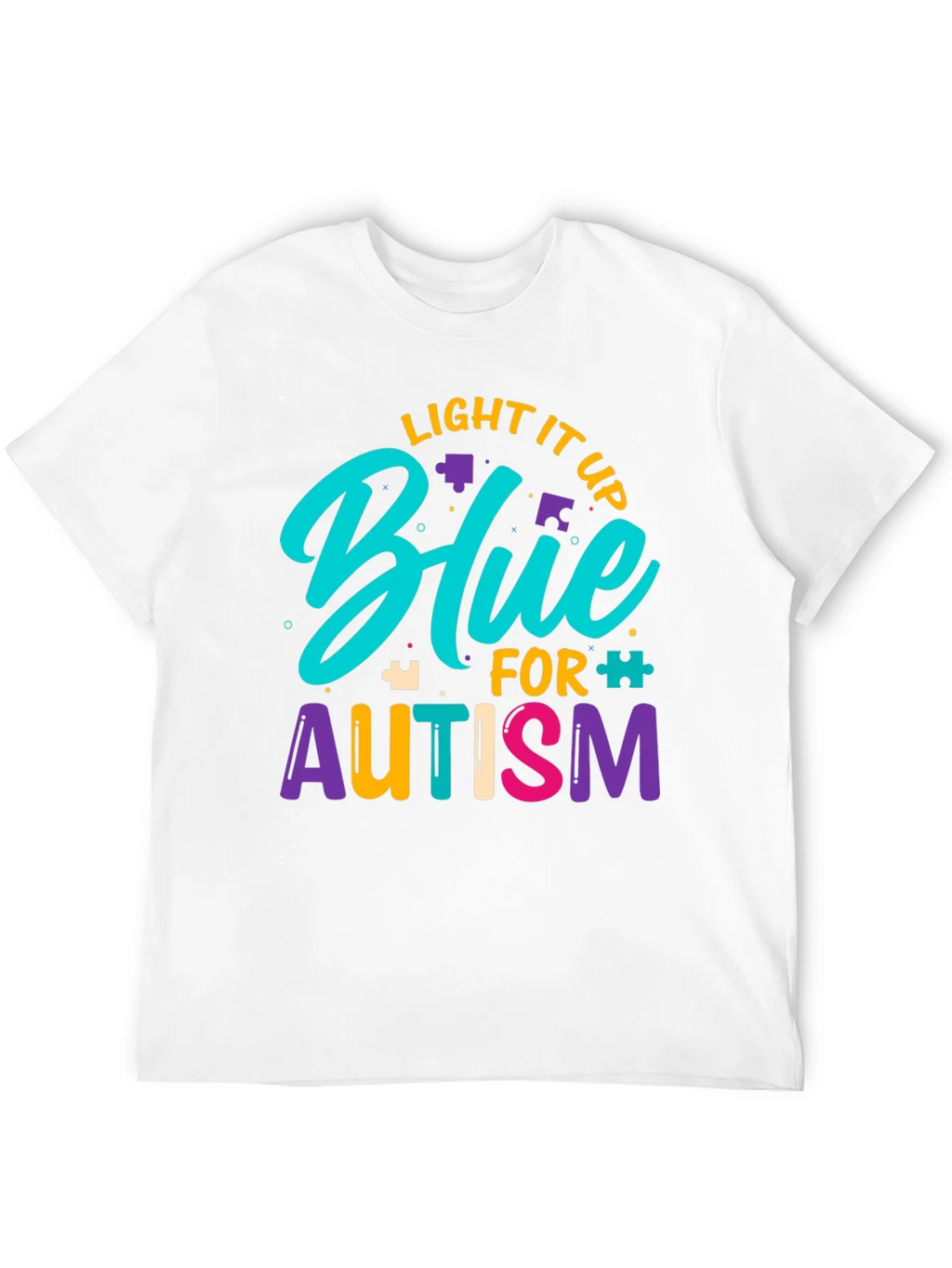 Light It Up Blue Autism Awareness T-Shirt