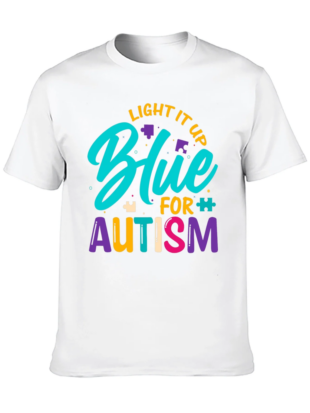 Light It Up Blue Autism Awareness T-Shirt