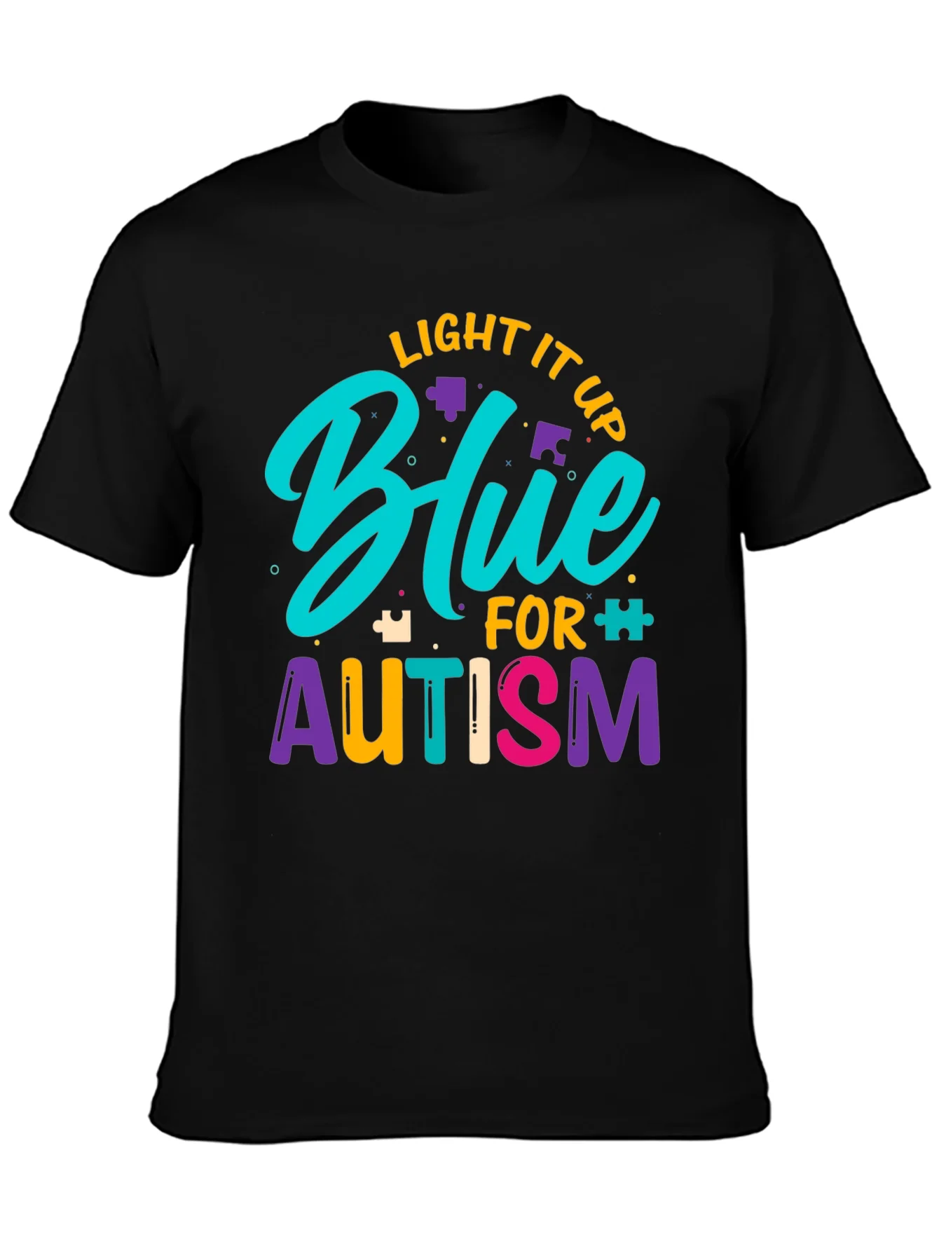 Light It Up Blue Autism Awareness T-Shirt