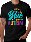 Light It Up Blue Autism Awareness T-Shirt