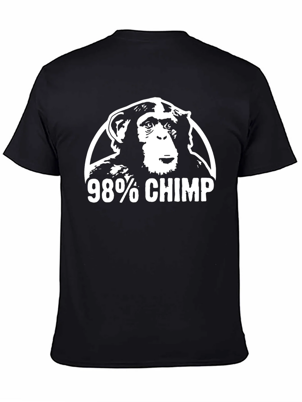98% Chimp Graphic Tee - Black T-Shirt