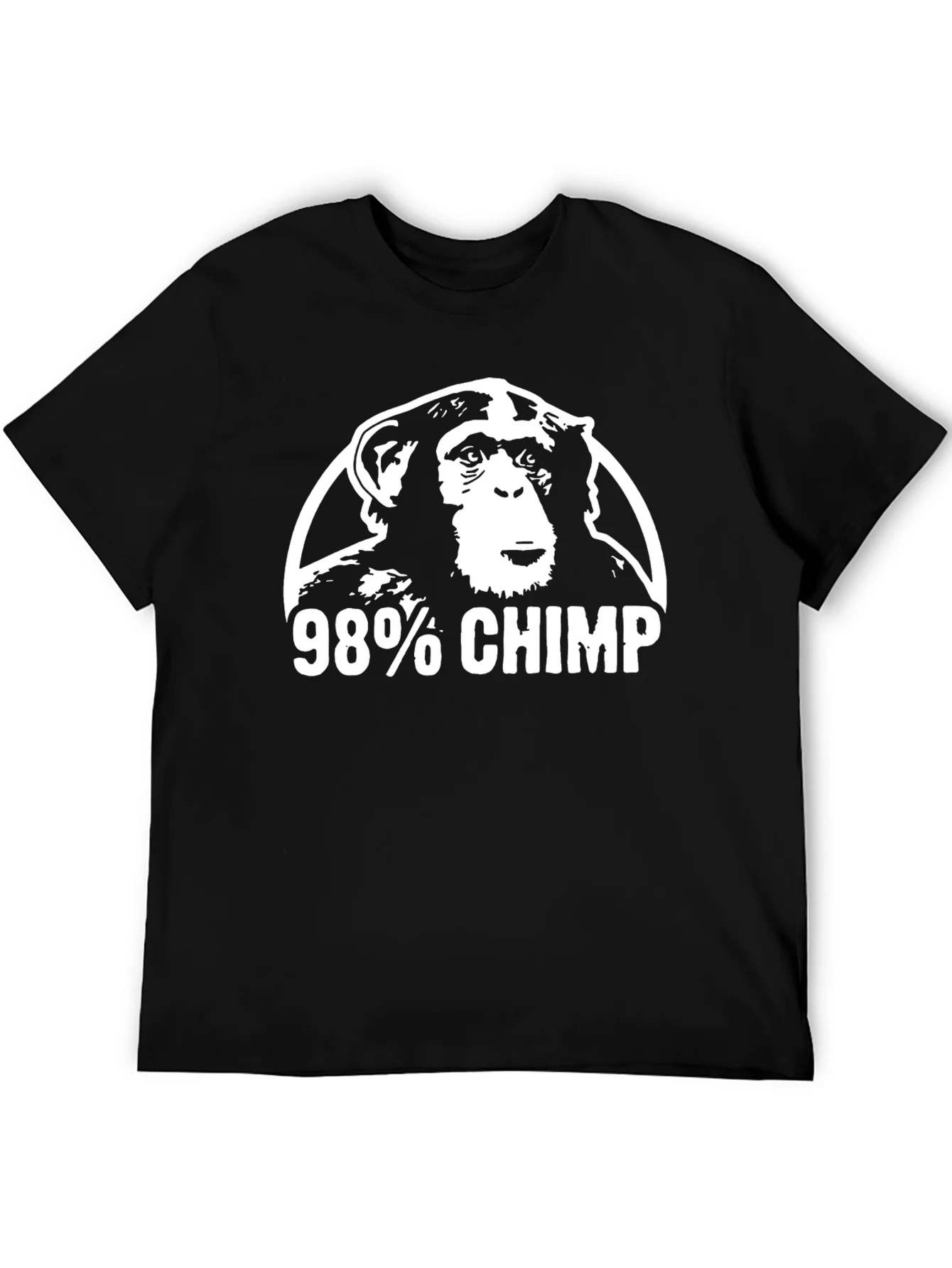 98% Chimp Graphic Tee - Black T-Shirt