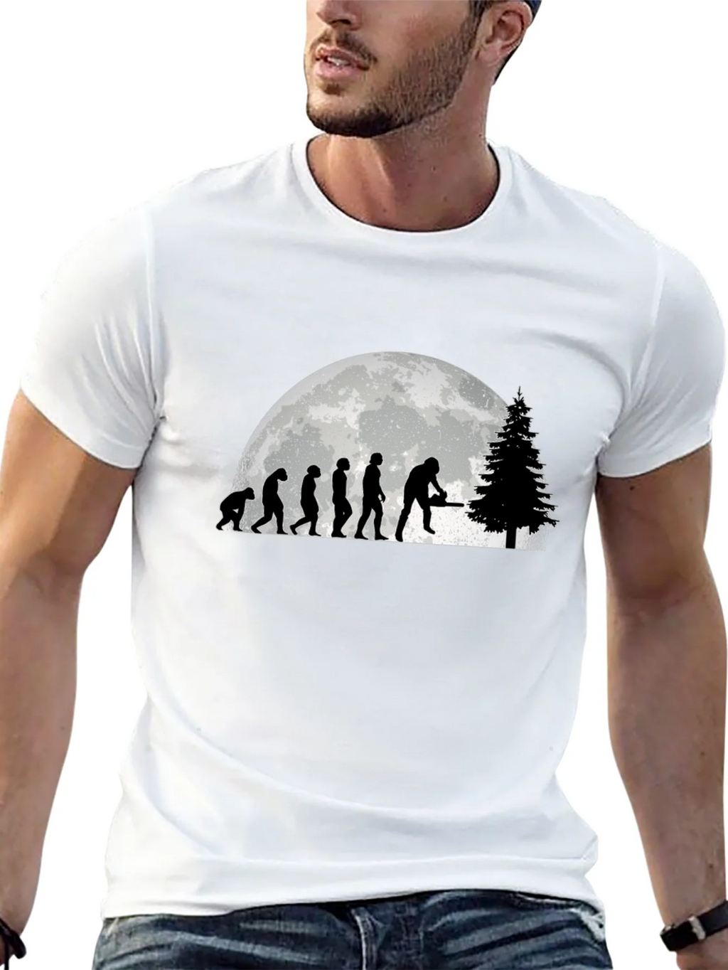 Evolution of Lumberjack T-Shirt