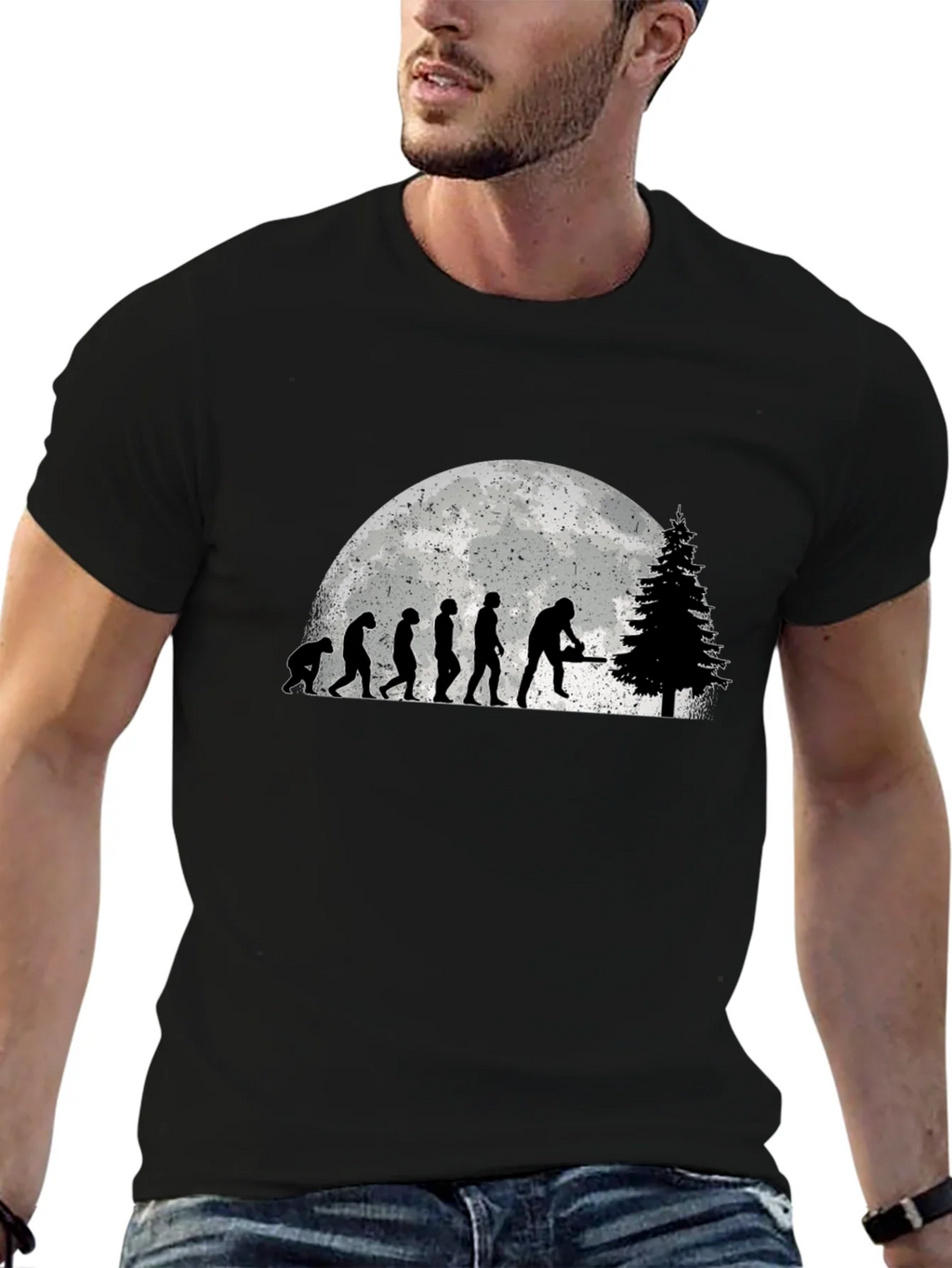 Evolution of Lumberjack T-Shirt