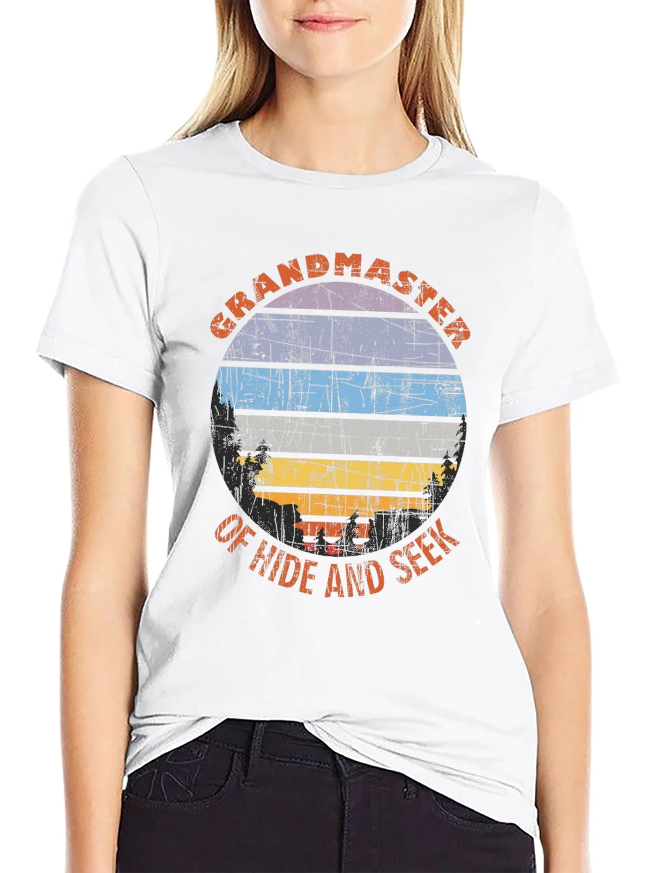 Grandmaster of Hide and Seek Retro T-Shirt