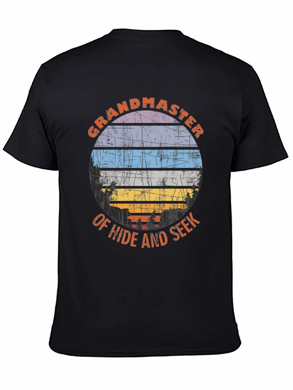 Grandmaster of Hide and Seek Retro T-Shirt
