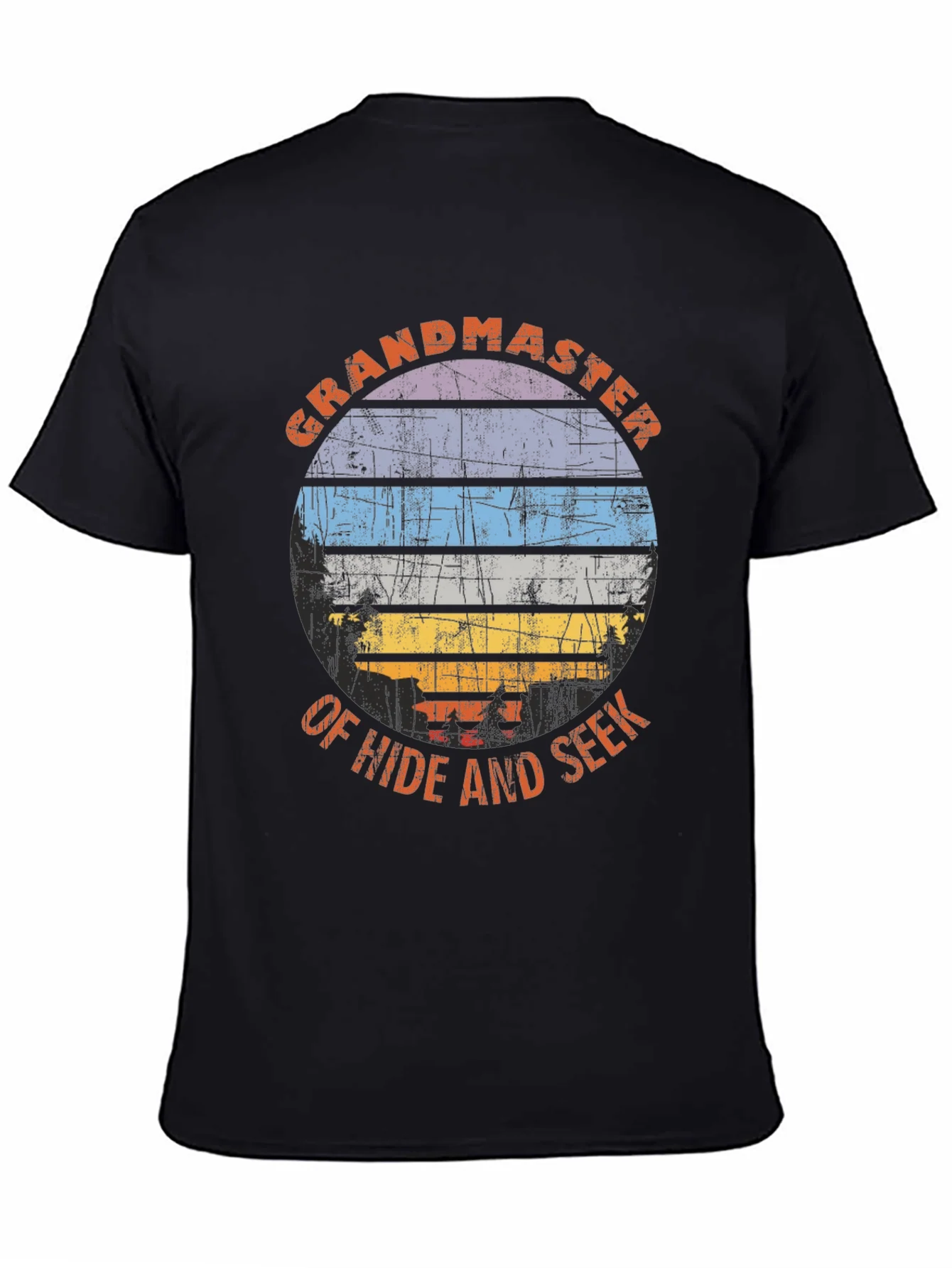 Grandmaster of Hide and Seek Retro T-Shirt