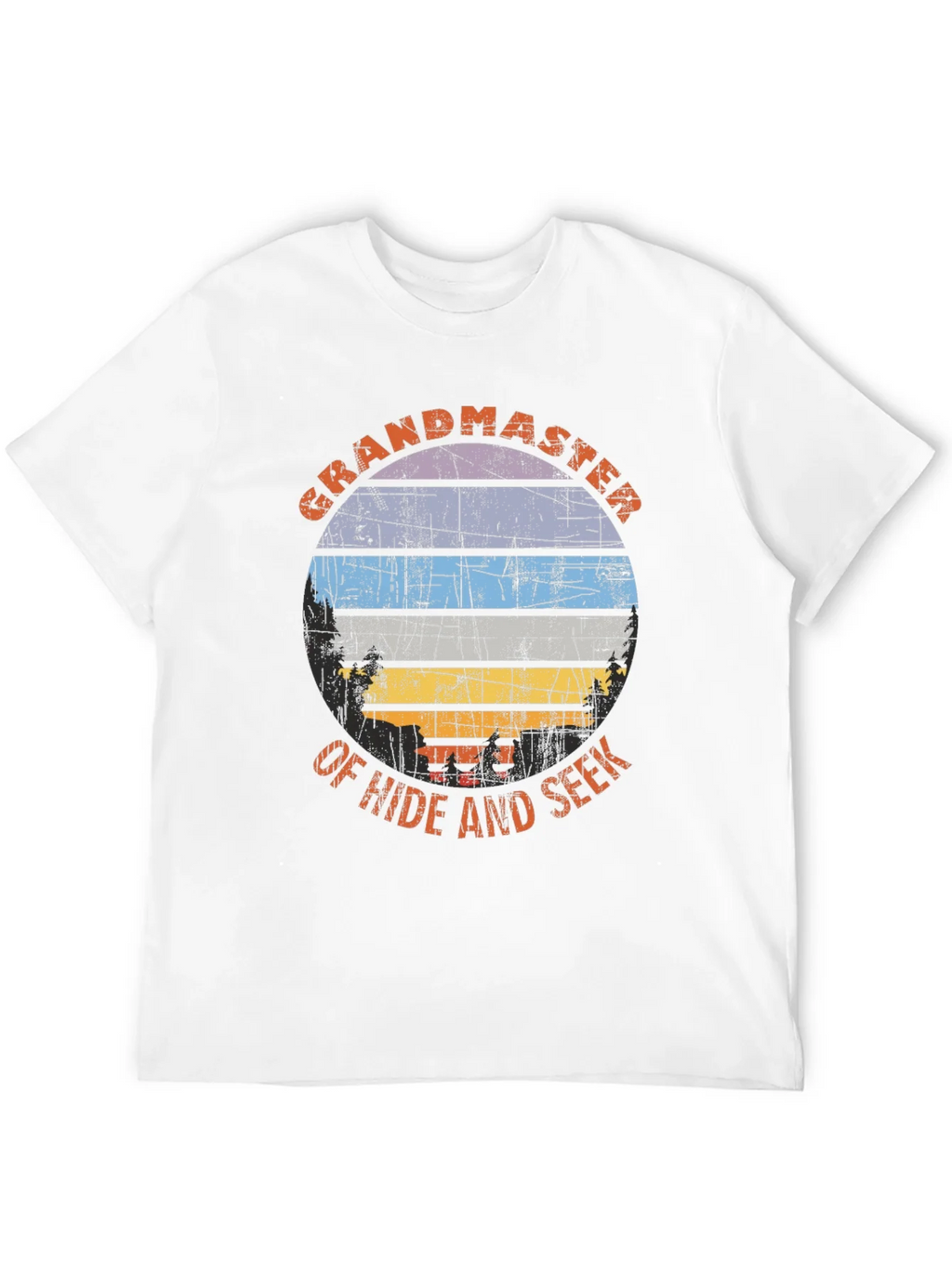 Grandmaster of Hide and Seek Retro T-Shirt